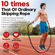 Load image into Gallery viewer, Unleash Your Potential: 3lb to 5lb Weighted Jump Rope for Full Body Conditioning