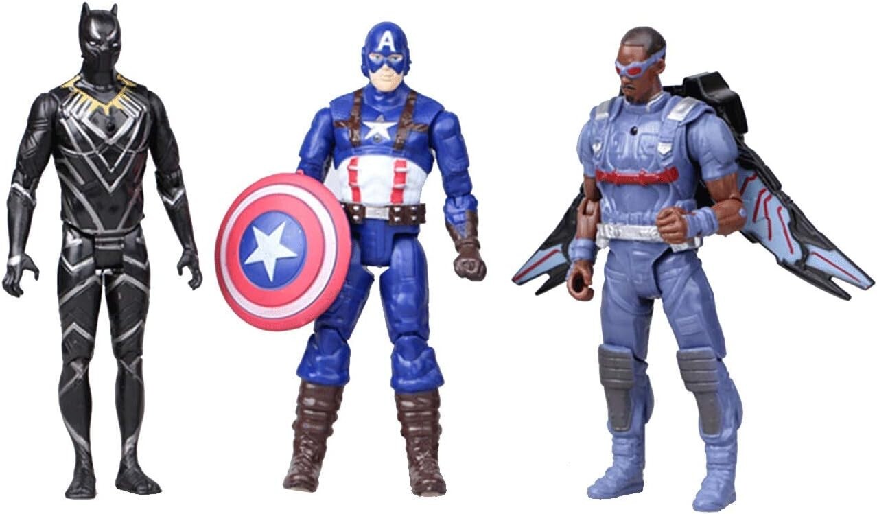 Exclusive Super Hero 10-Figure Set - 6.7-Inch PVC Action Figures for Collectors
