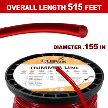 Load image into Gallery viewer, Round 515 Ft Trimmer Line with Bonus Cutter - Universal Fit for Major Brands