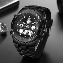 Load image into Gallery viewer, Big Face Luxury Military Watch – 3ATM Waterproof &amp; Multi-Functional Features
