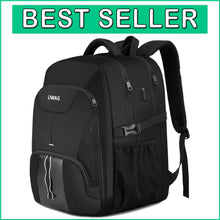 Load image into Gallery viewer, TSA Friendly 17.3'' Laptop Travel Backpack with USB Port - Anti Theft Design