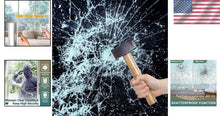 Load image into Gallery viewer, UV-Blocking 8 Mil Window Security Film - Strong Protection Against Shattering