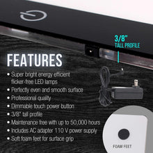 Load image into Gallery viewer, Ultra-Thin 17x24" Portable Dimmable Lightboard - Ideal for Crafting &amp; Drawing