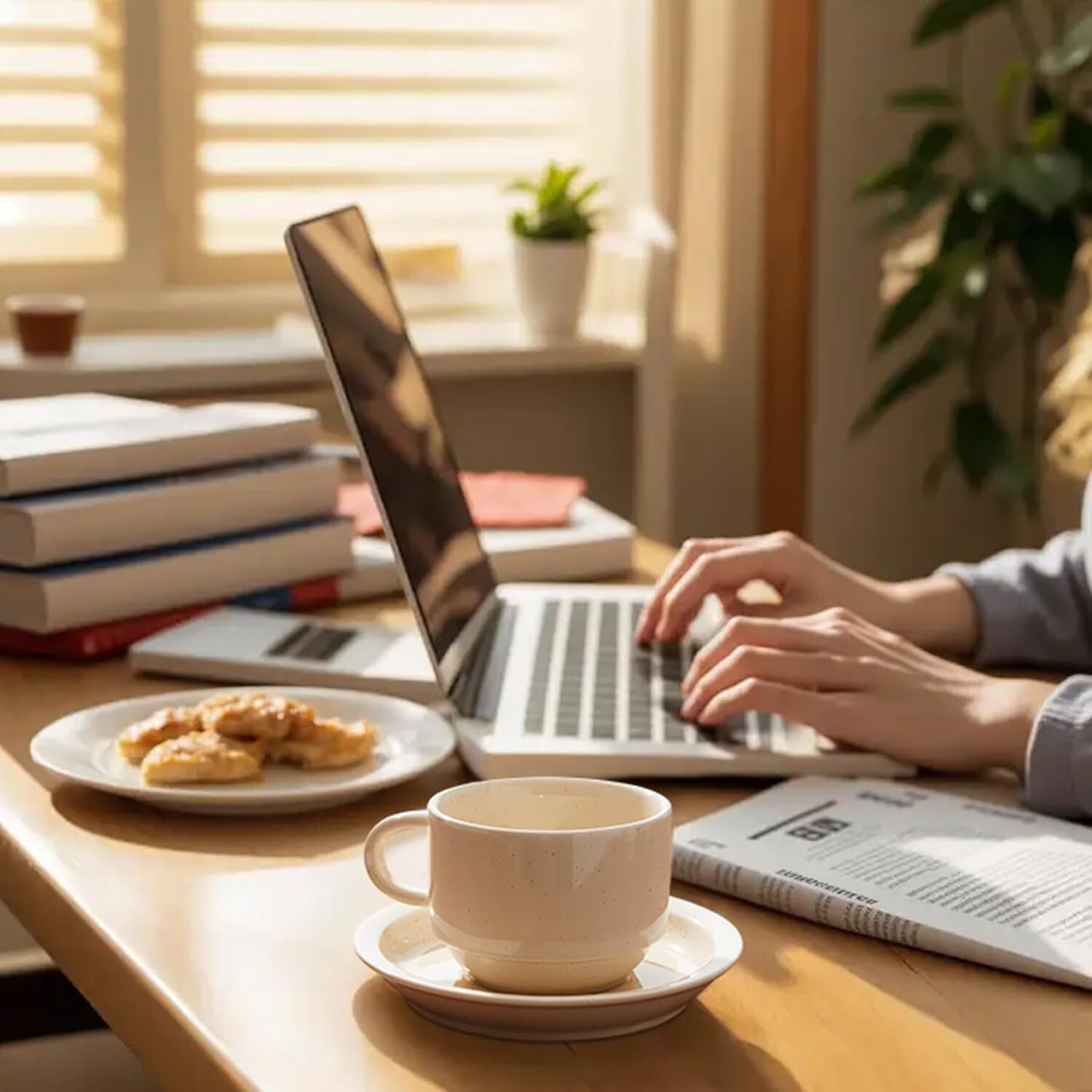 Durable Porcelain 8oz Cappuccino Cups & Saucers Bundle - Ideal for Coffee Lovers