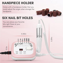 Load image into Gallery viewer, High-Speed Nail Efile Machine with Adjustable RPM and Professional Accessories