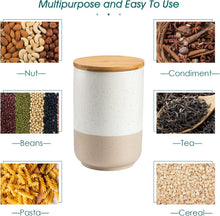 Load image into Gallery viewer, Chic Dishwasher Safe Canister Set – 3-Piece Airtight Storage for Kitchen &amp; More