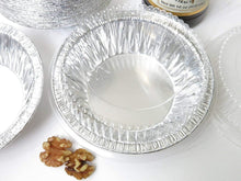 Load image into Gallery viewer, KitchenDance Disposable Aluminum Foil Pie Pans - 5" Mini Baking Tins, 100 Count