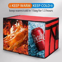 Load image into Gallery viewer, Eco-Friendly Insulated Grocery Shopping Bags 4-Pack - Red, Stylish &amp; Practical