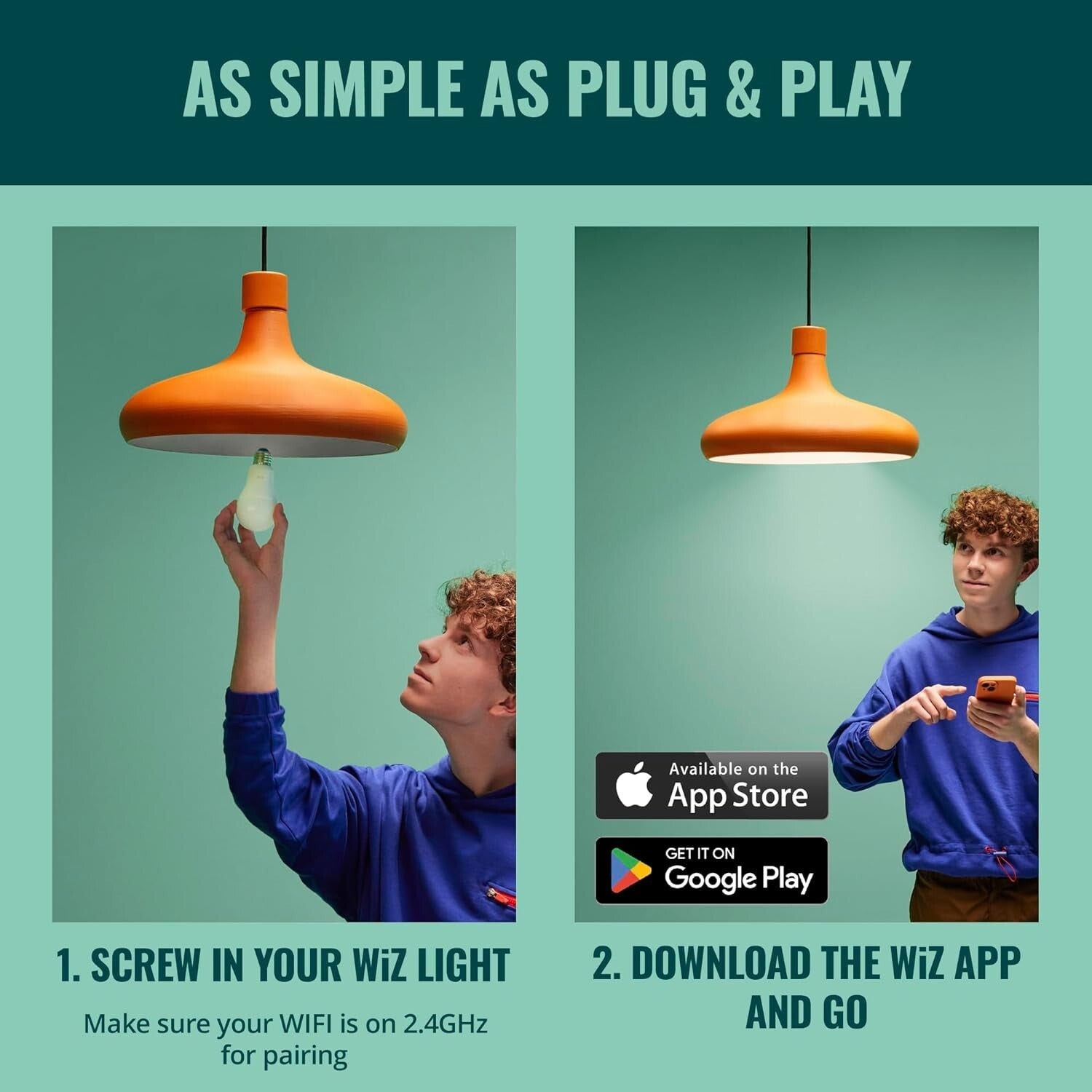 Energy Efficient 60W A19 LED Smart Bulbs - 6 Pack with Matter Compatibility