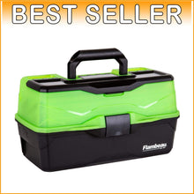 Load image into Gallery viewer, Durable 3-Tray Tackle Box with Secure Closure - Ideal for All Fishing Adventures