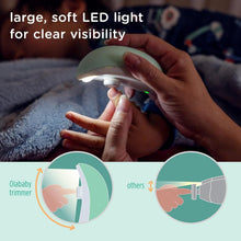Load image into Gallery viewer, Stylish Electric Baby Nail File - LED Illuminated Trimmer for On-the-Go Parents
