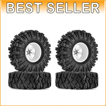 Load image into Gallery viewer, High-Performance 1.9" Mud Tires with Aggressive Tread for RC Crawler Vehicles