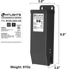Load image into Gallery viewer, Versatile Dimmable Power Supply 120VAC to 24VDC for LED Lighting Solutions