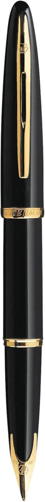 Elegant Carène Black Sea Fountain Pen with 23k Gold Clip - Gift Ready Box