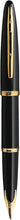 Load image into Gallery viewer, Elegant Carène Black Sea Fountain Pen with 23k Gold Clip - Gift Ready Box