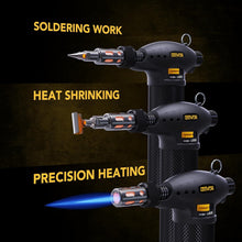 Load image into Gallery viewer, High-Temperature Butane Torch Set with Adjustable Flame - Perfect for Soldering