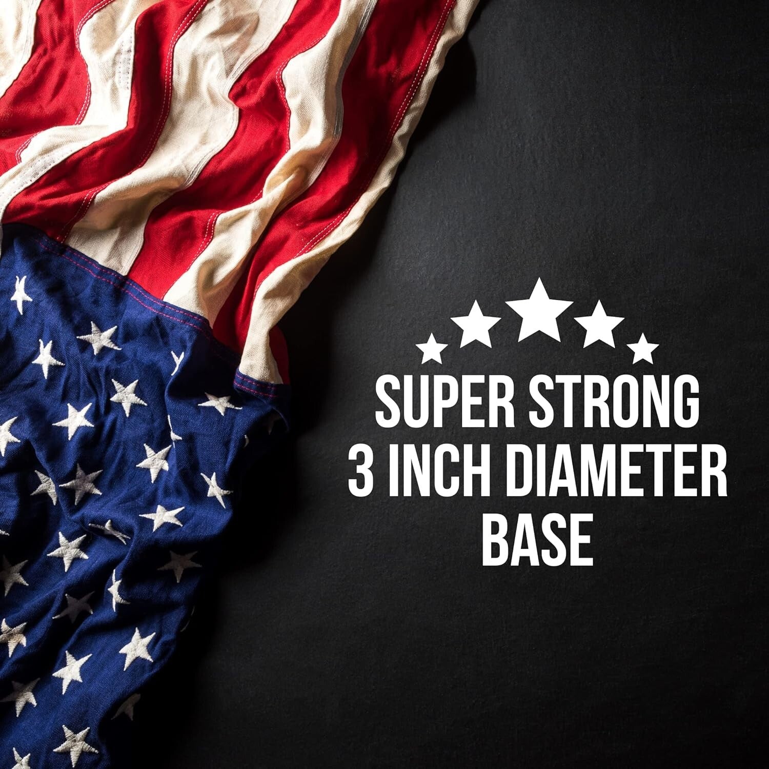 Durable 20FT Heavy Duty Flagpole with Anodized Pin-Lock & PVC Mounting Sleeve