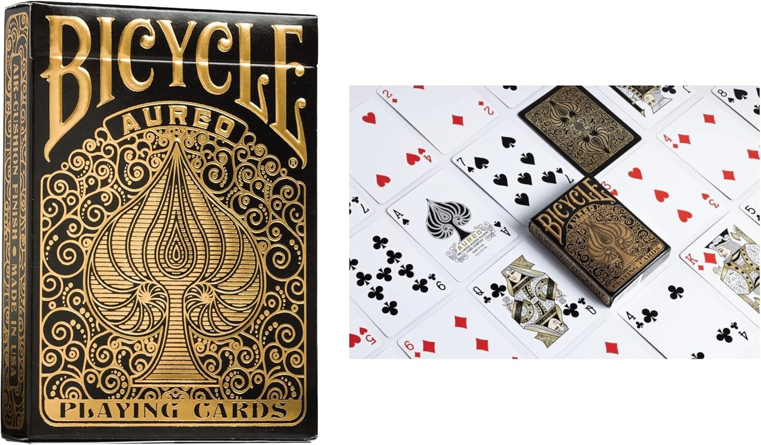 Collector's Set: 6 Unique Bicycle Playing Cards in Premium Foil Tuck Boxes