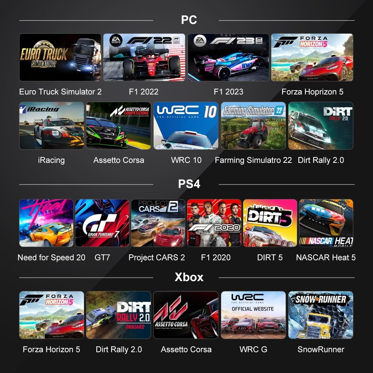 Immersive V99 Racing Wheel with 11.8-inch Grip & Multi-Platform Compatibility