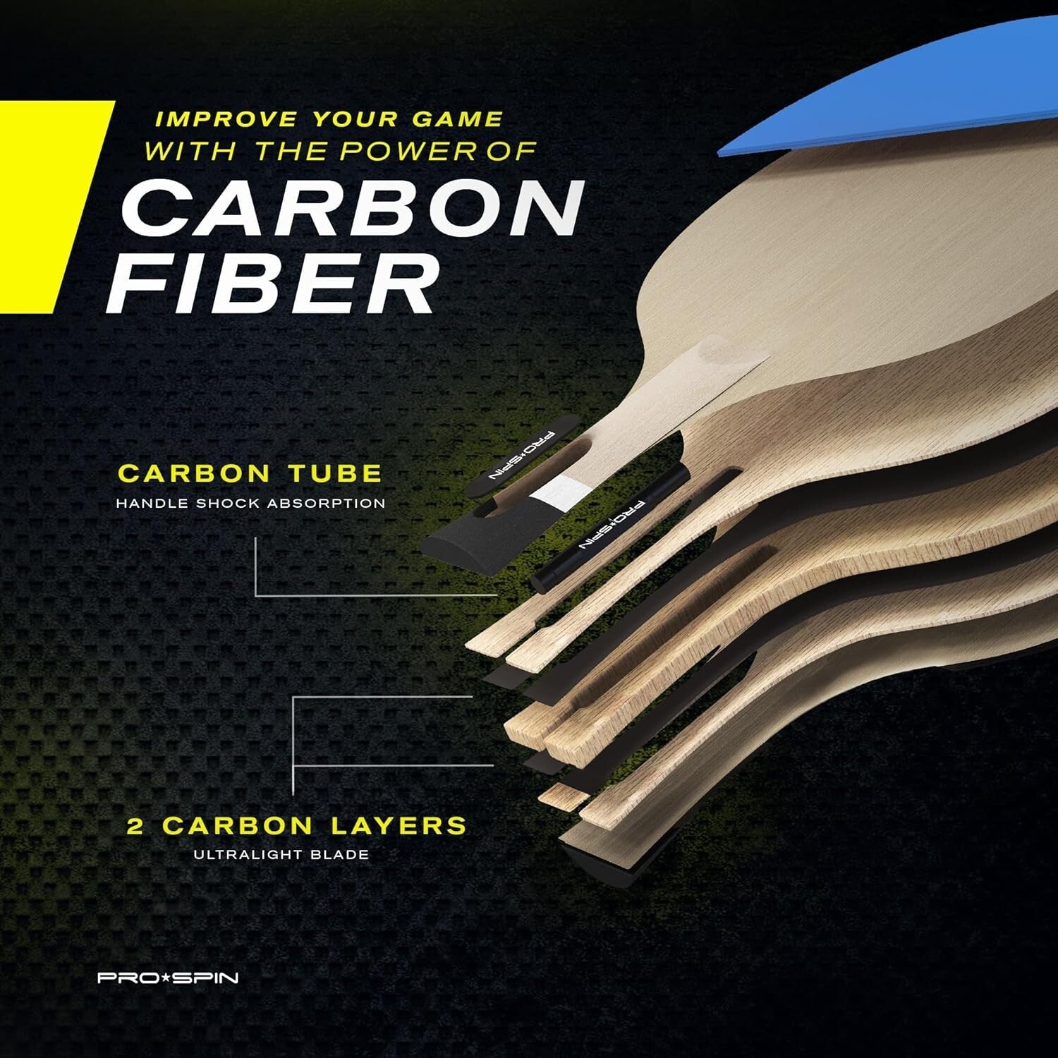 Ergonomic Ping Pong Paddles with 2.0mm Sponge - Pro-Level Performance Guaranteed