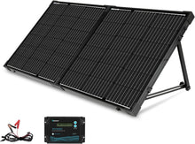Load image into Gallery viewer, Waterproof 100W Solar Suitcase with 20A Controller - Ideal for Camping Trips