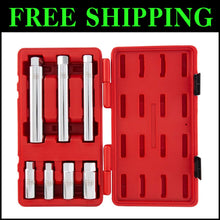 Load image into Gallery viewer, Professional Grade 3/8-Inch Drive Spark Plug Socket Set - 7 Pieces Included
