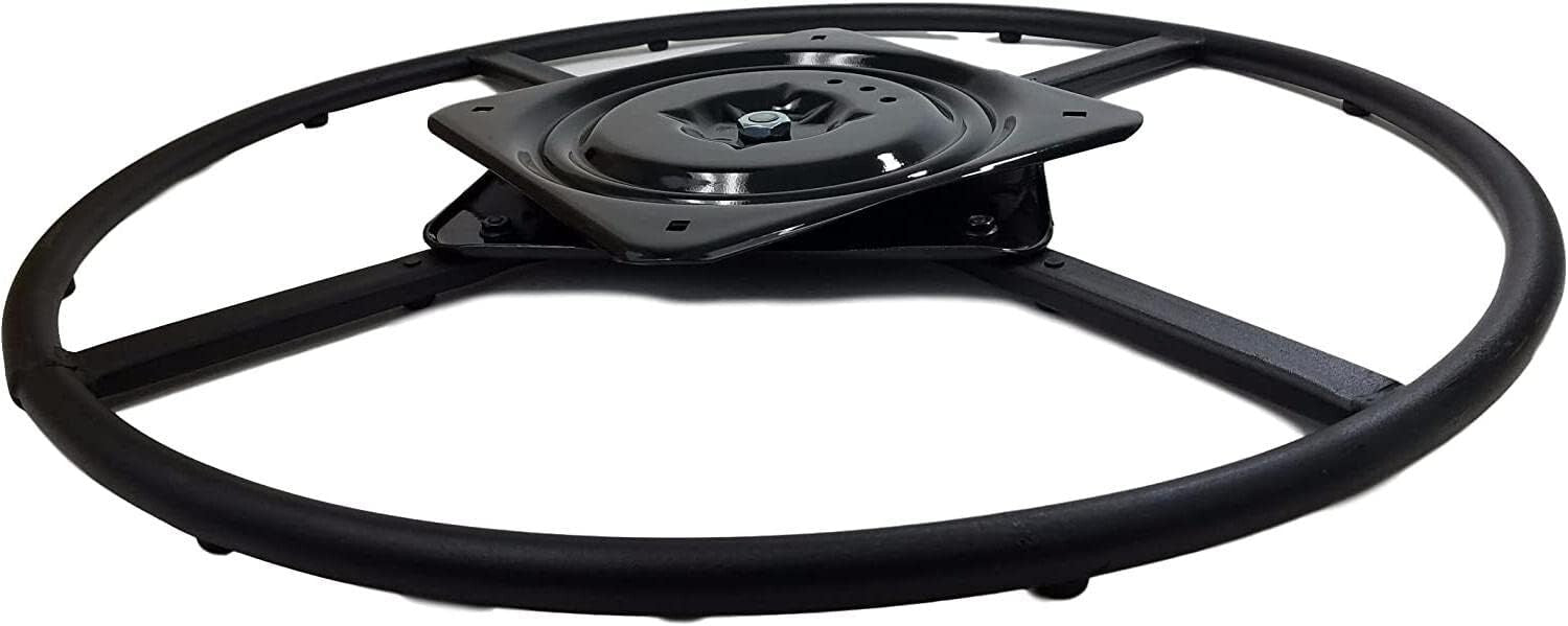 Durable 24-Inch Recliner Swivel Base Conversion Kit with 8 Rubber Feet Included