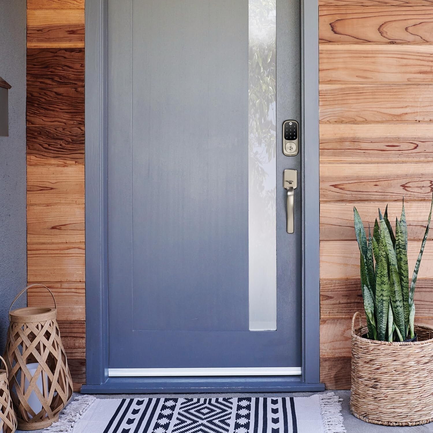 Assure Lock Satin Nickel Touchscreen Deadbolt - Smart Z-Wave Enabled Security