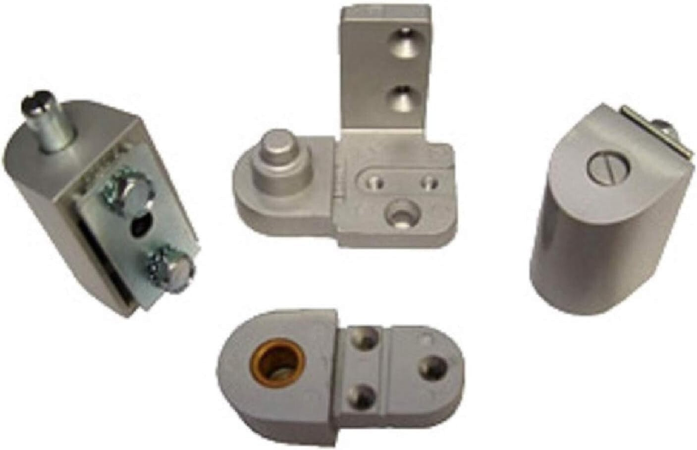 Bronze Aluminum Door Pivot Hinge Set - Right Hand for Enhanced Durability