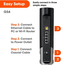 Load image into Gallery viewer, Cable Modem Router Combo with Live Support &amp; Easy Setup - DOCSIS 3.1 Technology