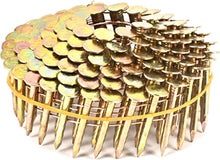 Load image into Gallery viewer, 15° Round Head Coil Roofing Nails (3600 Count) for Durable Construction Projects