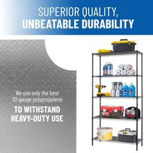 Load image into Gallery viewer, Durable Polypropylene Wire Shelf Liners – 18x48 Set of 4 for Organizing Spaces