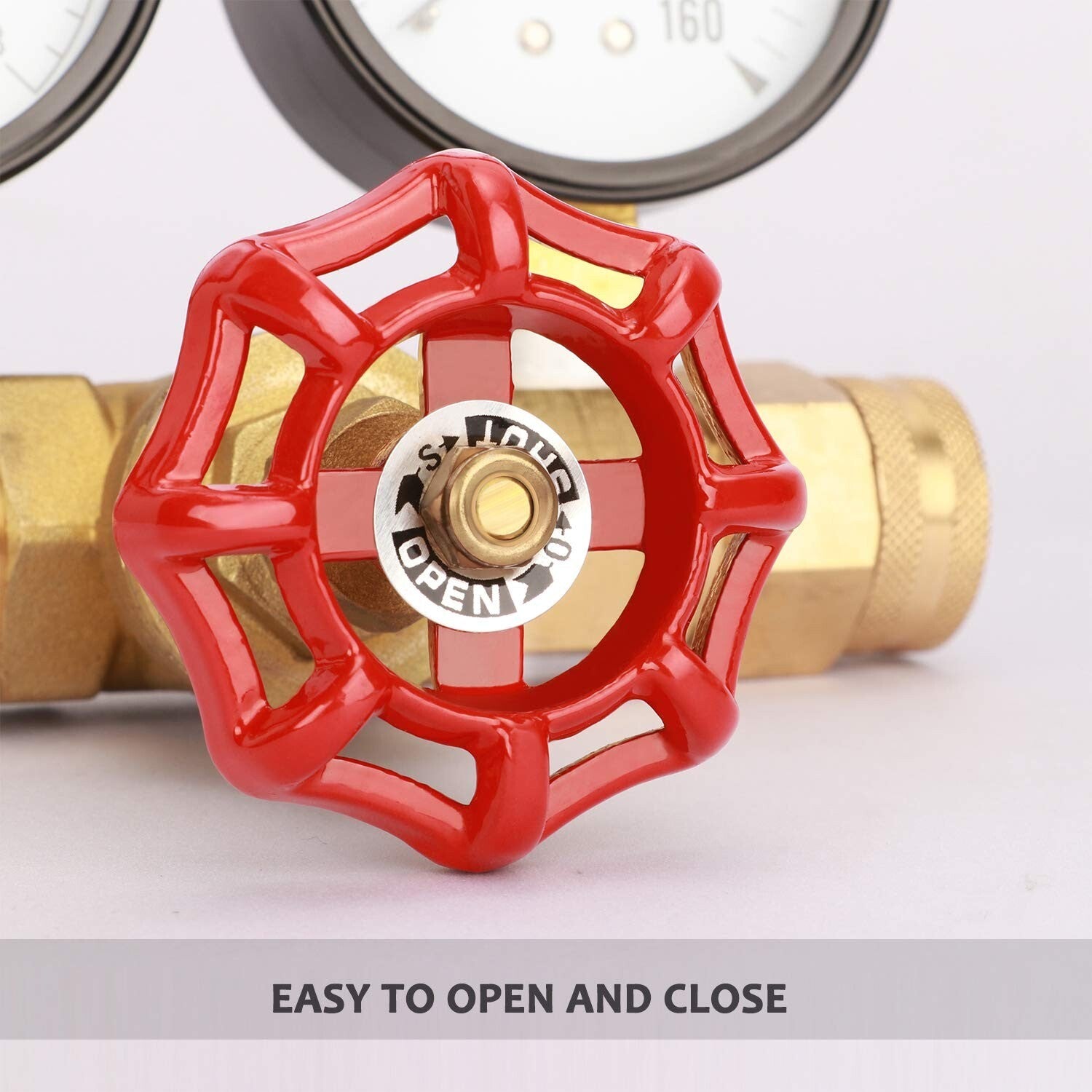 Dual Measurement Water Pressure Gauge & Flow Meter Assembly, 0-160 PSI, 0-13 GPM