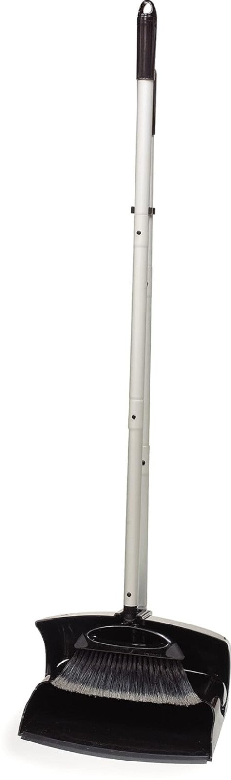 Adjustable Broom & Dust Pan Set - Collapsible Space-Saving Cleaning Solution