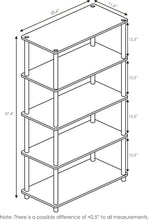 Load image into Gallery viewer, Space-Saving 5-Tier Storage Shelf with Easy Assembly - Ideal for Any Room