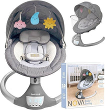 Load image into Gallery viewer, Jool Baby Nova Electric Swing - Bluetooth &amp; Remote-Controlled Newborn Soother