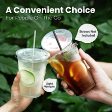 Load image into Gallery viewer, Ultimate 100-Pack Clear Iced Coffee Cups with Tight Seal Lids - Great for Events