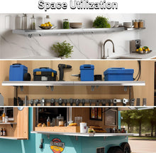 Load image into Gallery viewer, Stainless Steel Drop-Down Serving Window Shelf - Foldable and Versatile