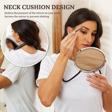Load image into Gallery viewer, Durable Alloy Steel 6" Double Sided Makeup Mirror with Ergonomic Neck Design