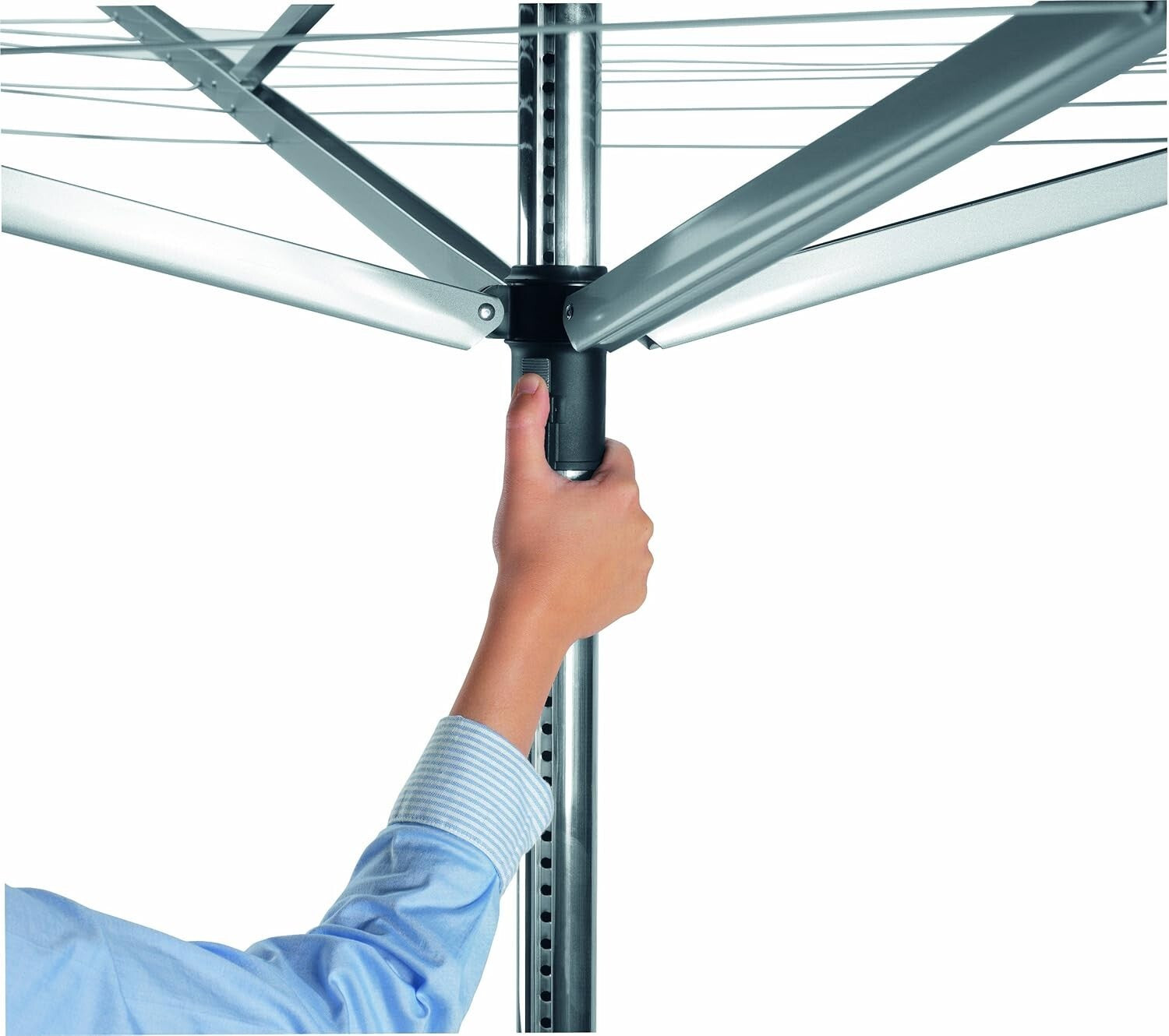 Versatile Folding Clothes Drying Rack with Clothespins and Protective Cover