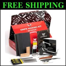 Load image into Gallery viewer, Multi-Purpose Knife Making Kit with Stainless Steel Components - Gift for Him