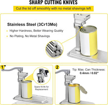 Load image into Gallery viewer, Durable Tabletop Can Opener - 18.9" Stainless Steel for Commercial Kitchens