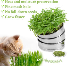 Load image into Gallery viewer, Gift-Ready Seed Sprouting Kit with Stackable Design and Polished Stainless Steel