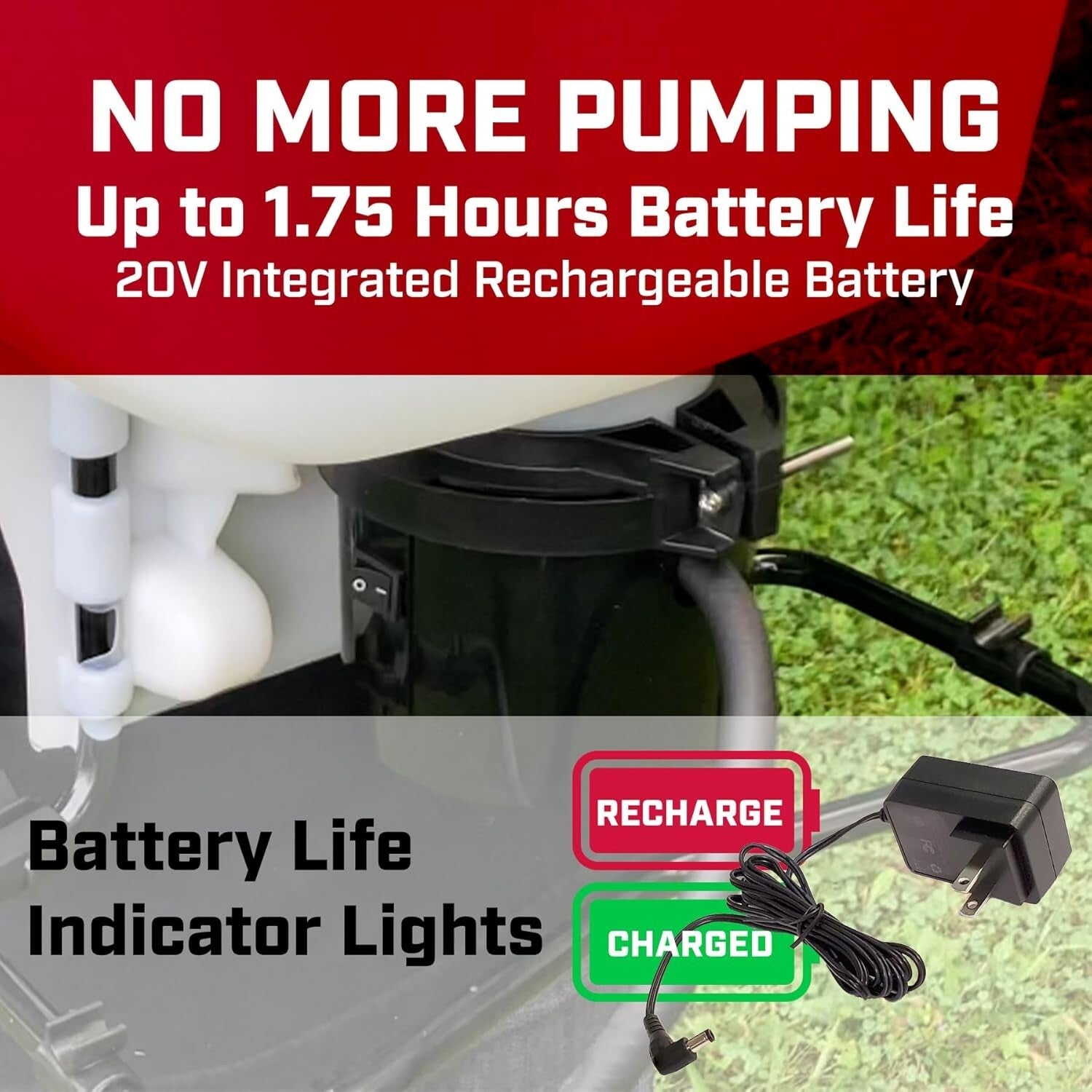 Chapin 4-Gallon Battery Powered Backpack Sprayer - Ideal for Lawn & Garden Care