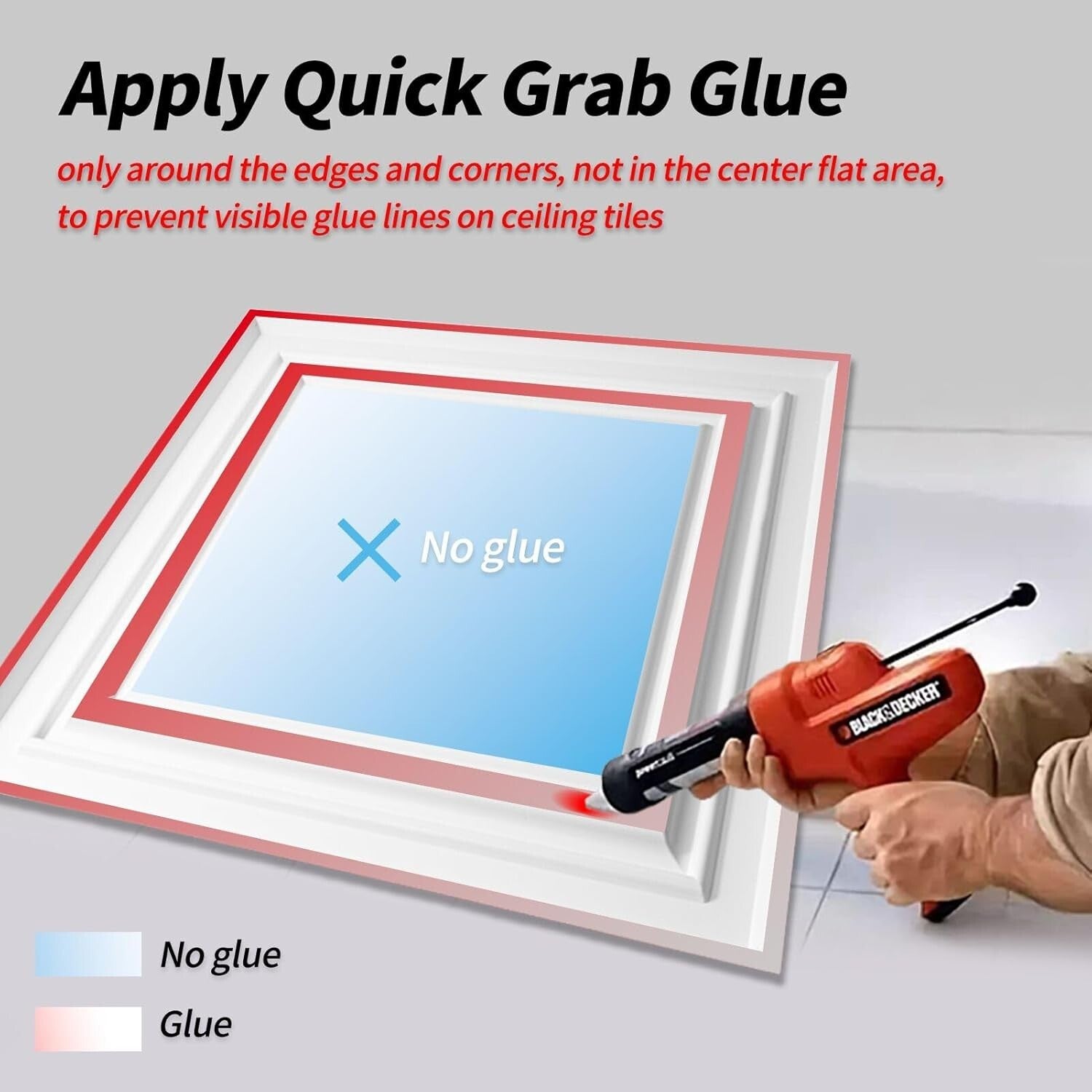 12-Pack 2'x2' PVC Ceiling Tiles in Argent Silver - Durable & Stylish Upgrade