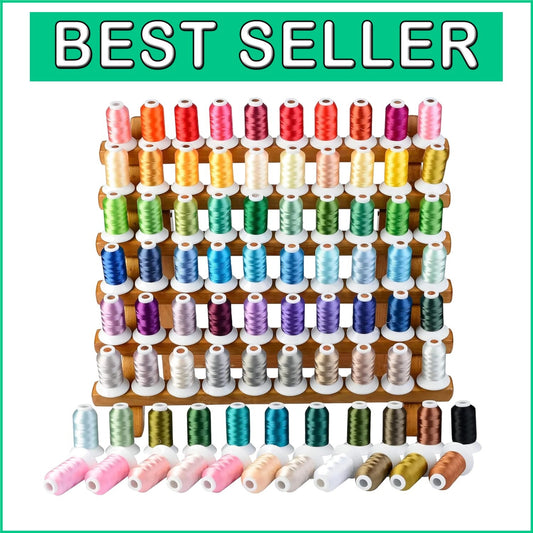 Elegant 82 Colors Polyester Embroidery Thread - Perfect for Hand & Machine Use