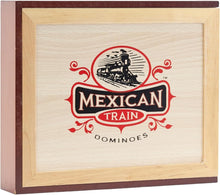 Load image into Gallery viewer, Premium Wooden Mexican Train Domino Game - Perfect Gift for Family Gatherings