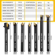 Load image into Gallery viewer, Ultimate 21-Pc Lathe Tool Holder Set with Carbide Inserts for High Precision
