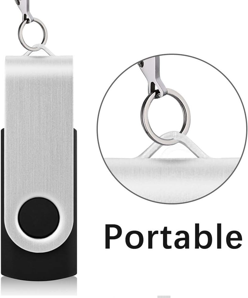 100-Pack 2GB USB Flash Drives with LED Indicator - Durable and Lightweight