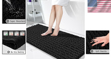Load image into Gallery viewer, Luxury Chenille Bathroom Runner Rug 60.2 x 24 - Soft, Non-Slip, and Absorbent